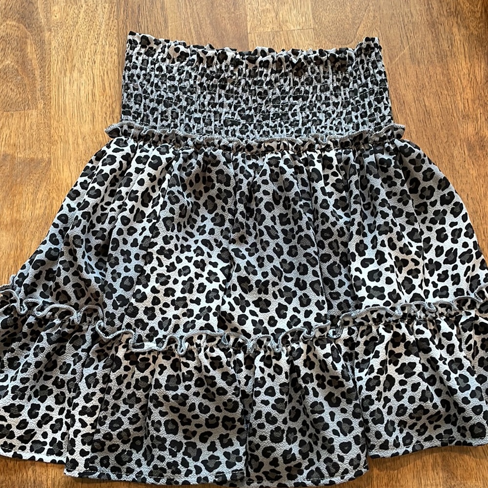 Altar'd State Cheetah Ruffle Skirt